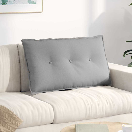 Rugkussen Wolkengrijs 80 x 19 x 50 cm Stof is nu te koop bij PeponiXL, paradijselijk wonen!