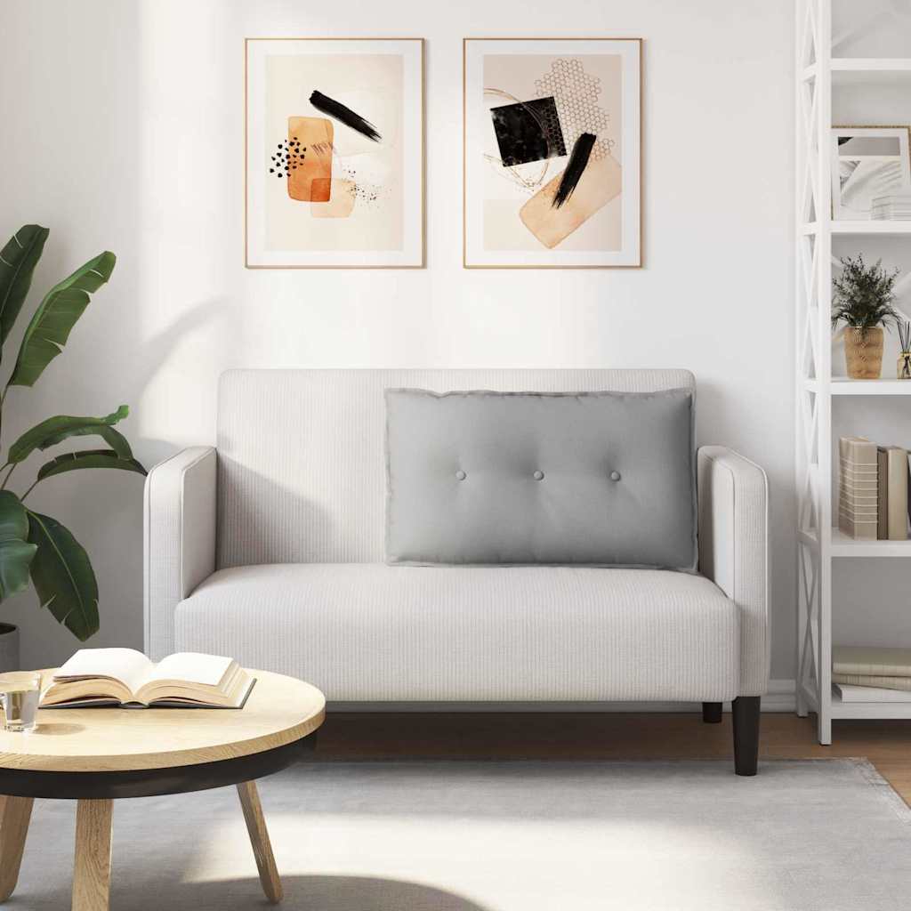 Rugkussen Wolkengrijs 80 x 19 x 50 cm Stof is nu te koop bij PeponiXL, paradijselijk wonen!