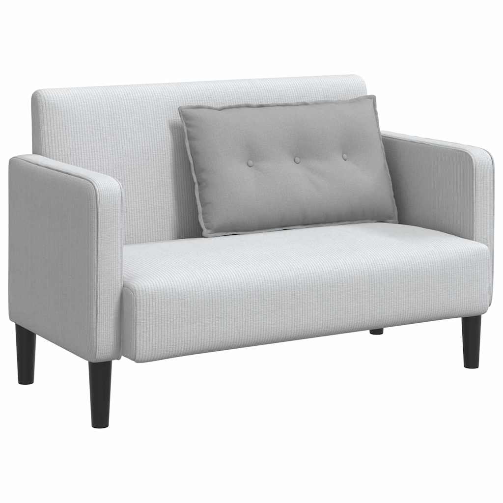 Rugkussen Wolkengrijs 80 x 19 x 50 cm Stof is nu te koop bij PeponiXL, paradijselijk wonen!