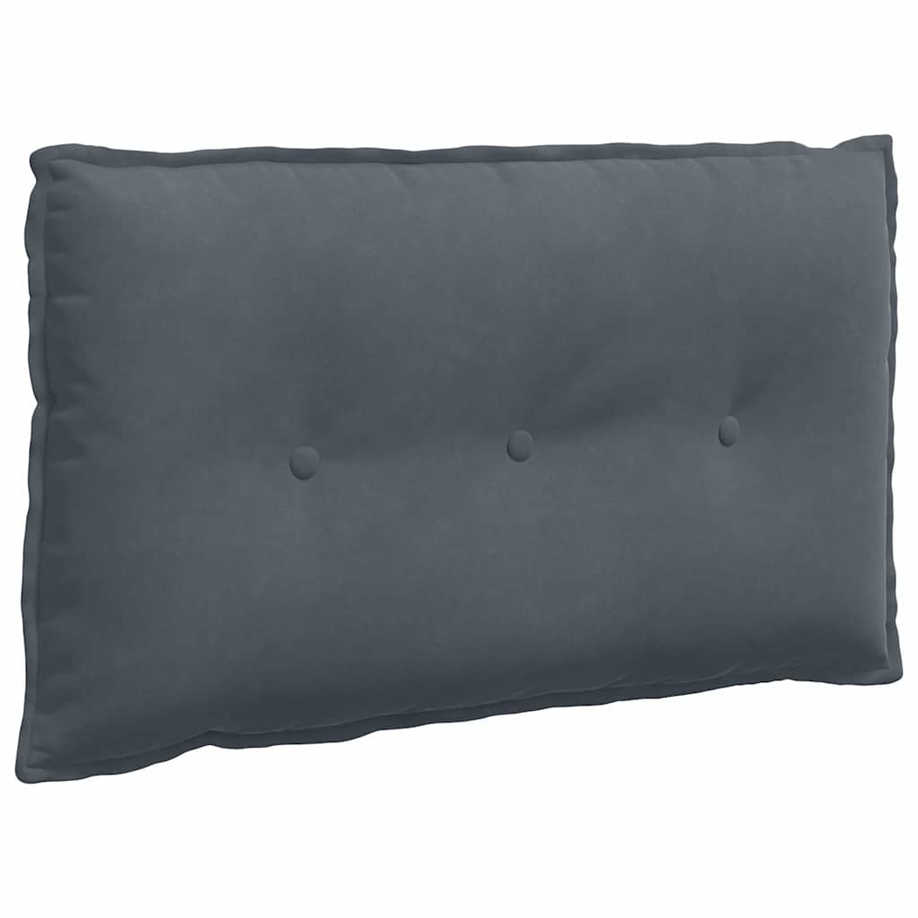 Rugkussen Donkergrijs 80 x 50 cm Cordstof is nu te koop bij PeponiXL, paradijselijk wonen!