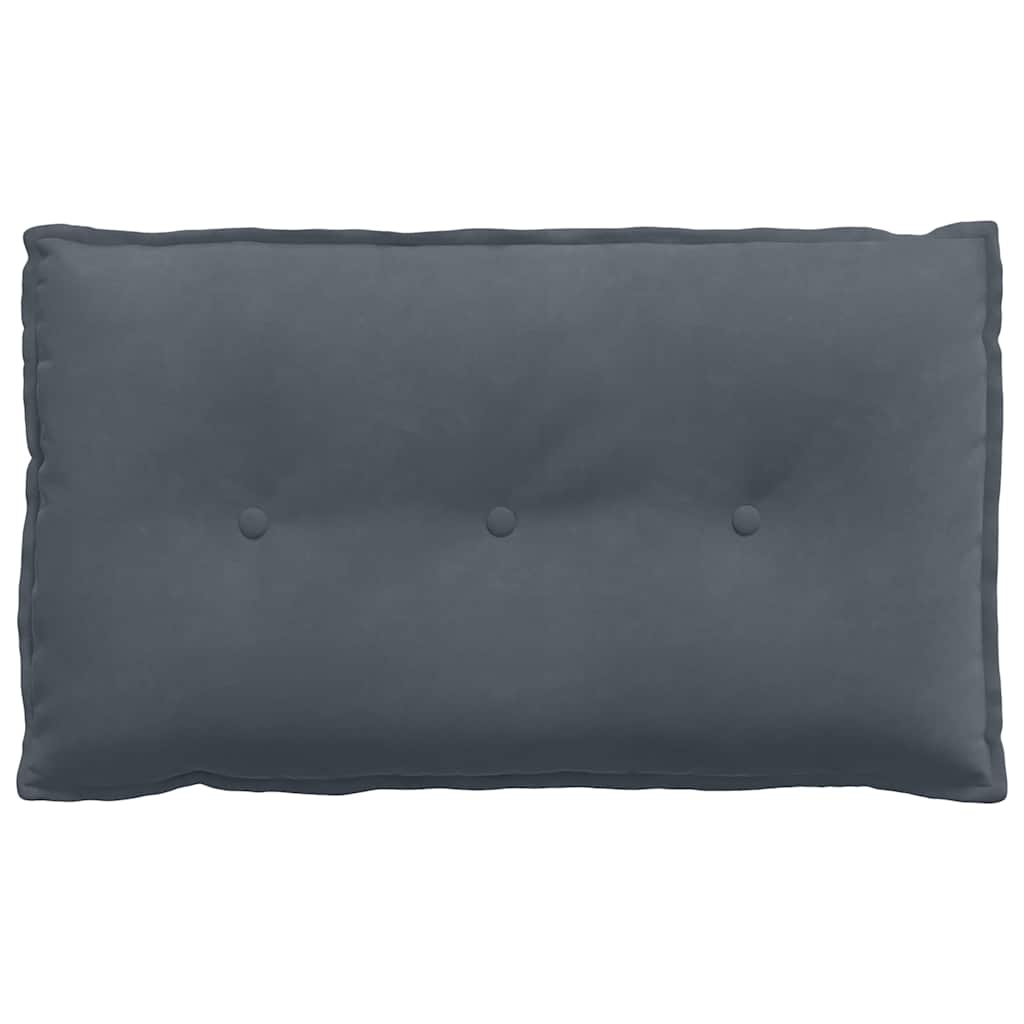 Rugkussen Donkergrijs 80 x 50 cm Cordstof is nu te koop bij PeponiXL, paradijselijk wonen!