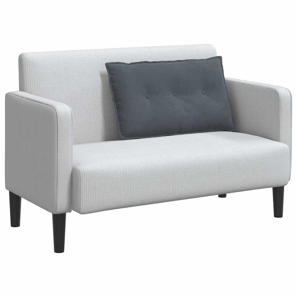 Rugkussen Donkergrijs 80 x 50 cm Cordstof is nu te koop bij PeponiXL, paradijselijk wonen!