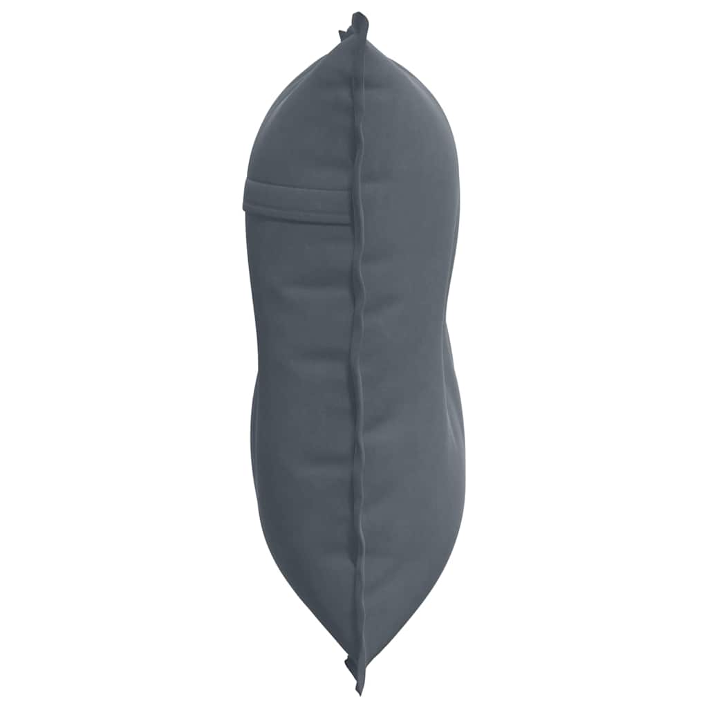 Rugkussen Donkergrijs 80 x 50 cm Cordstof is nu te koop bij PeponiXL, paradijselijk wonen!