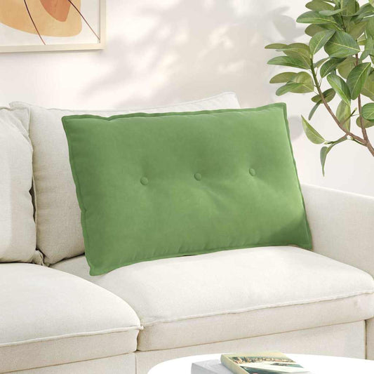 Rugkussen Lichtgroen 80 x 50 cm Cordstof is nu te koop bij PeponiXL, paradijselijk wonen!