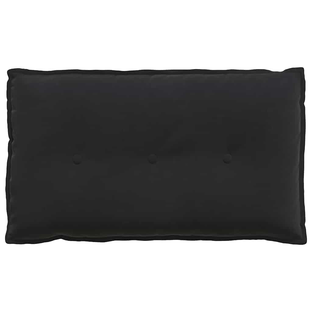 Rugkussen Zwart 80 x 50 cm Cordstof is nu te koop bij PeponiXL, paradijselijk wonen!