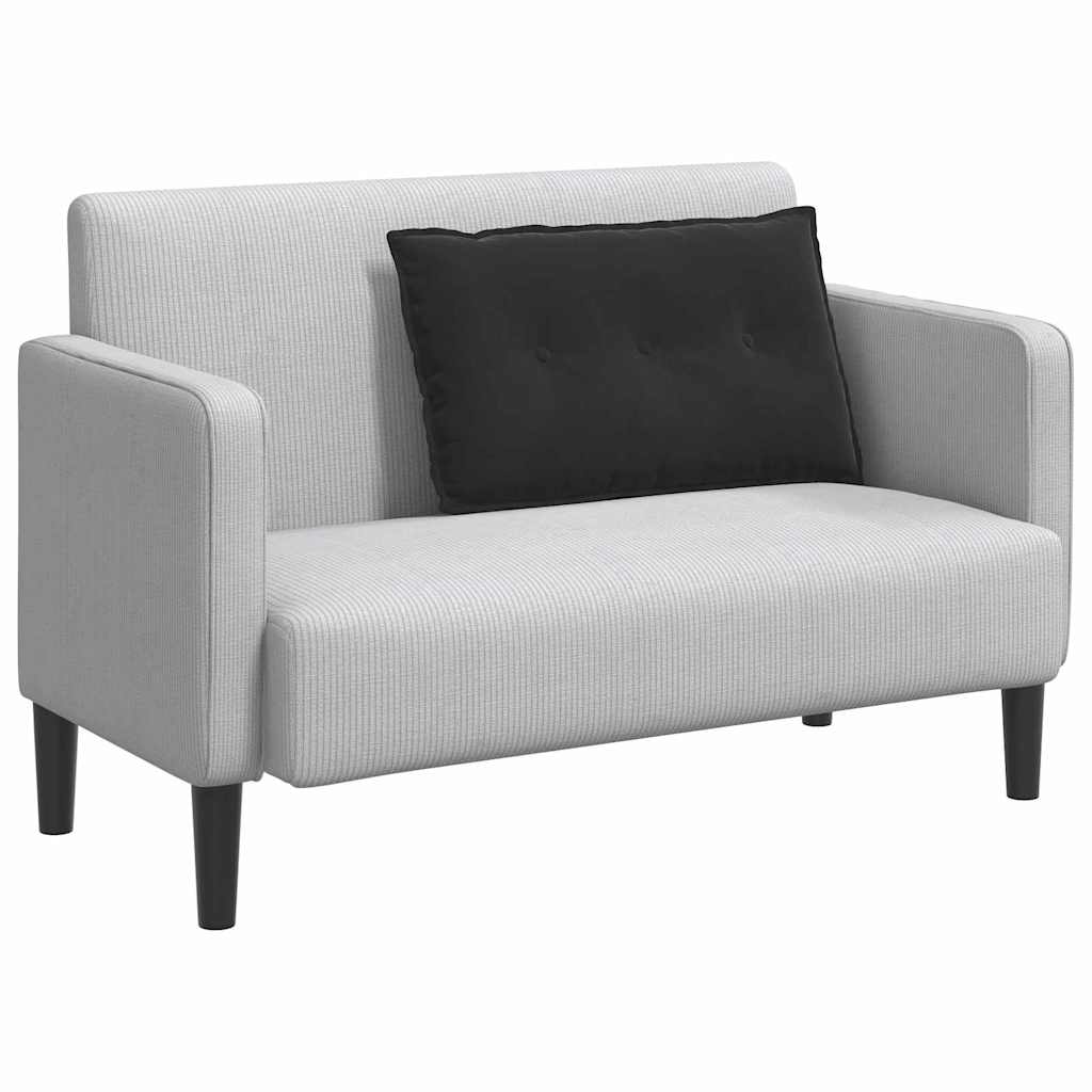 Rugkussen Zwart 80 x 50 cm Cordstof is nu te koop bij PeponiXL, paradijselijk wonen!