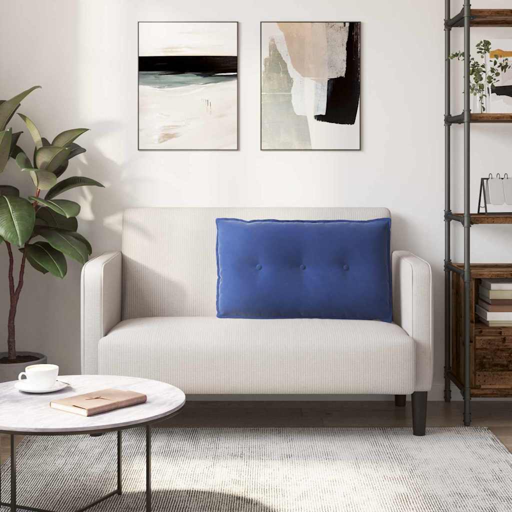 Rugkussen Politieblauw 80 x 50 cm Cordstof is nu te koop bij PeponiXL, paradijselijk wonen!