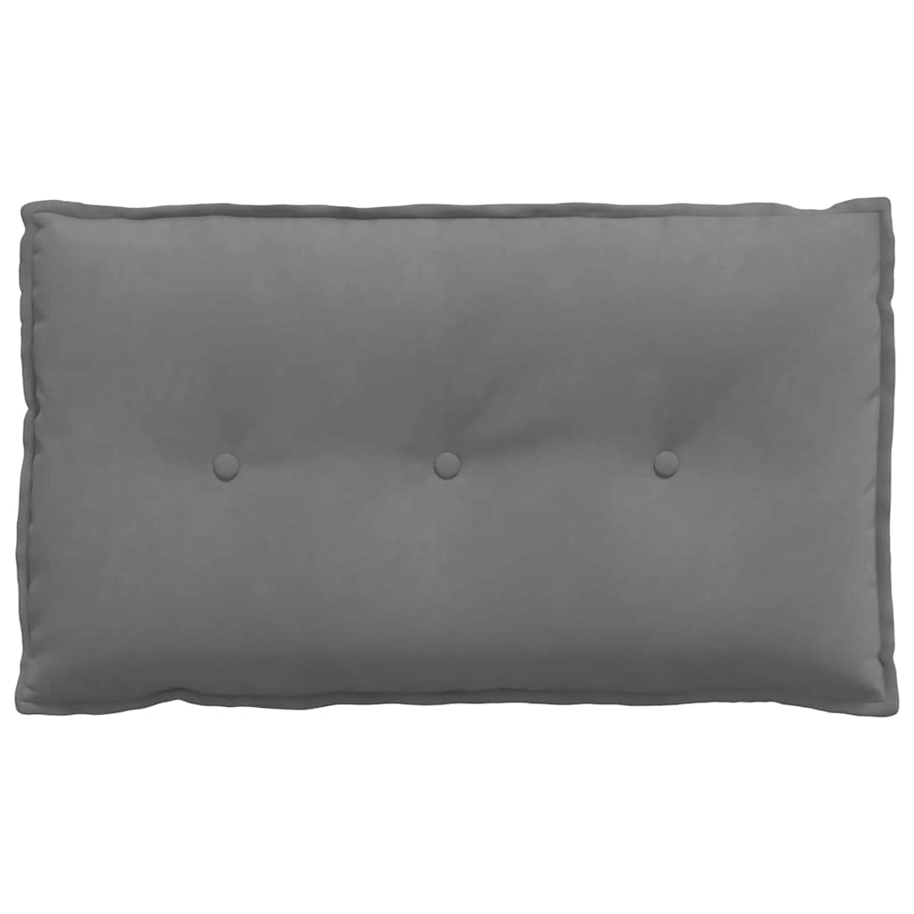 Rugkussen Donkergrijs 80 x 50 cm Microvezel Stof is nu te koop bij PeponiXL, paradijselijk wonen!