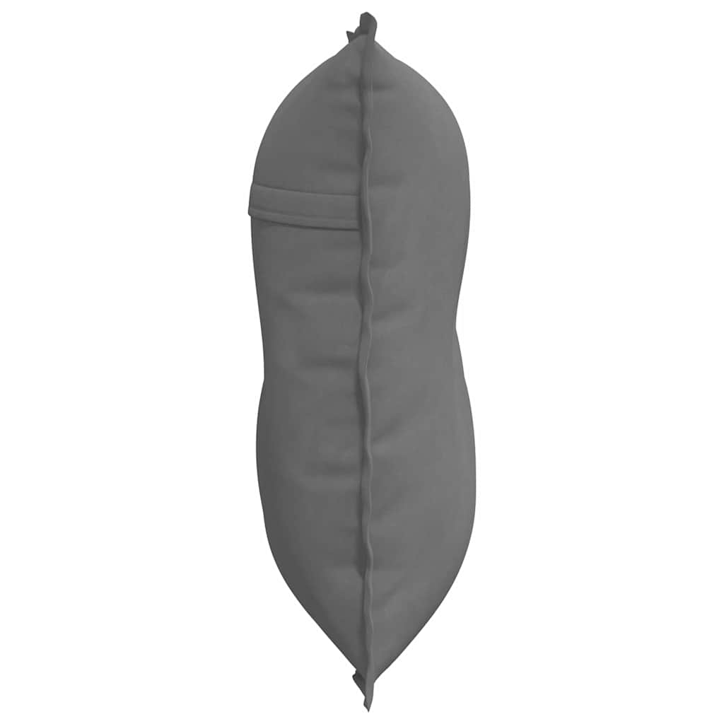 Rugkussen Donkergrijs 80 x 50 cm Microvezel Stof is nu te koop bij PeponiXL, paradijselijk wonen!