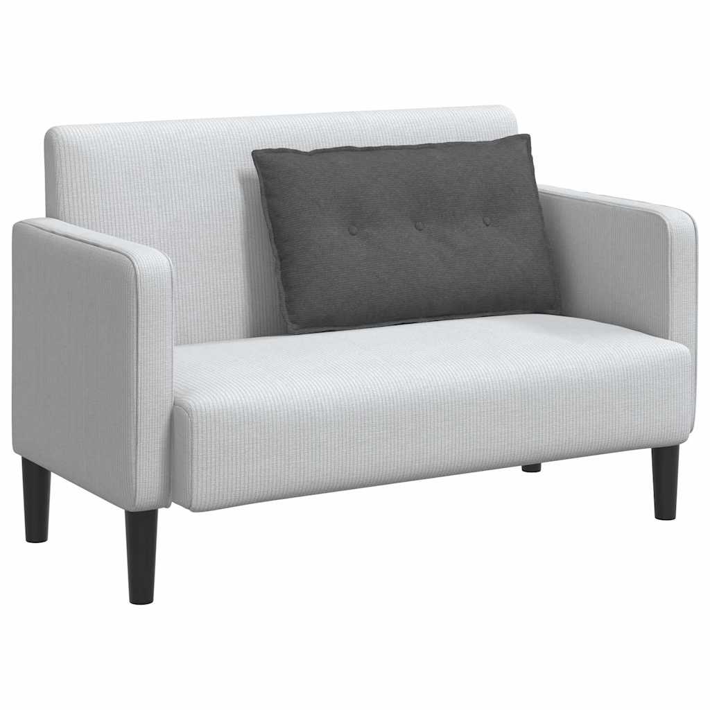 Rugkussen Donkergrijs 80 x 50 cm Cordstof is nu te koop bij PeponiXL, paradijselijk wonen!