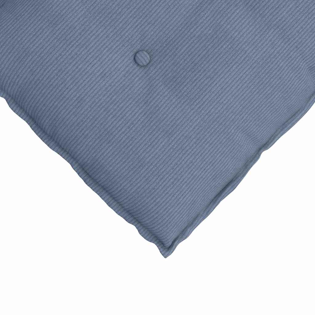 Rugkussen Blauw 80 x 50 cm Cordstof is nu te koop bij PeponiXL, paradijselijk wonen!