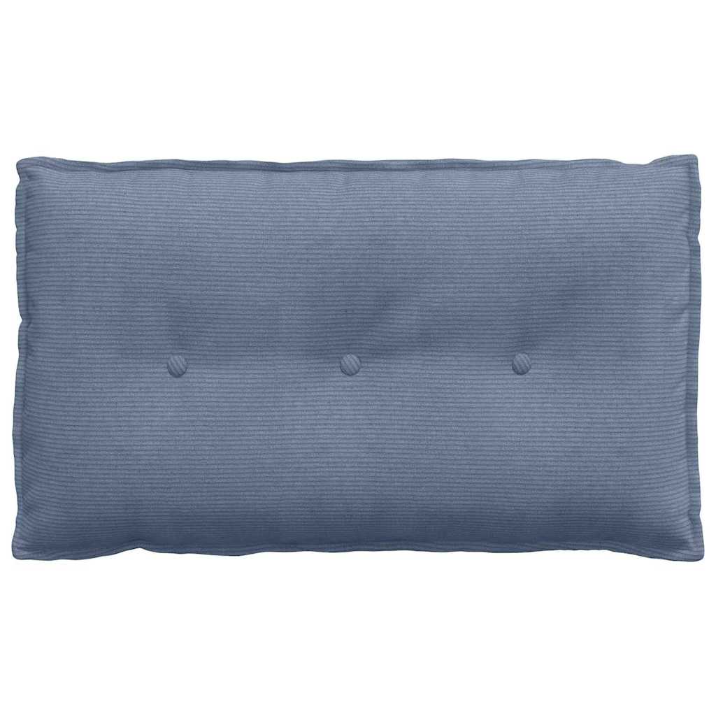 Rugkussen Blauw 80 x 50 cm Cordstof is nu te koop bij PeponiXL, paradijselijk wonen!