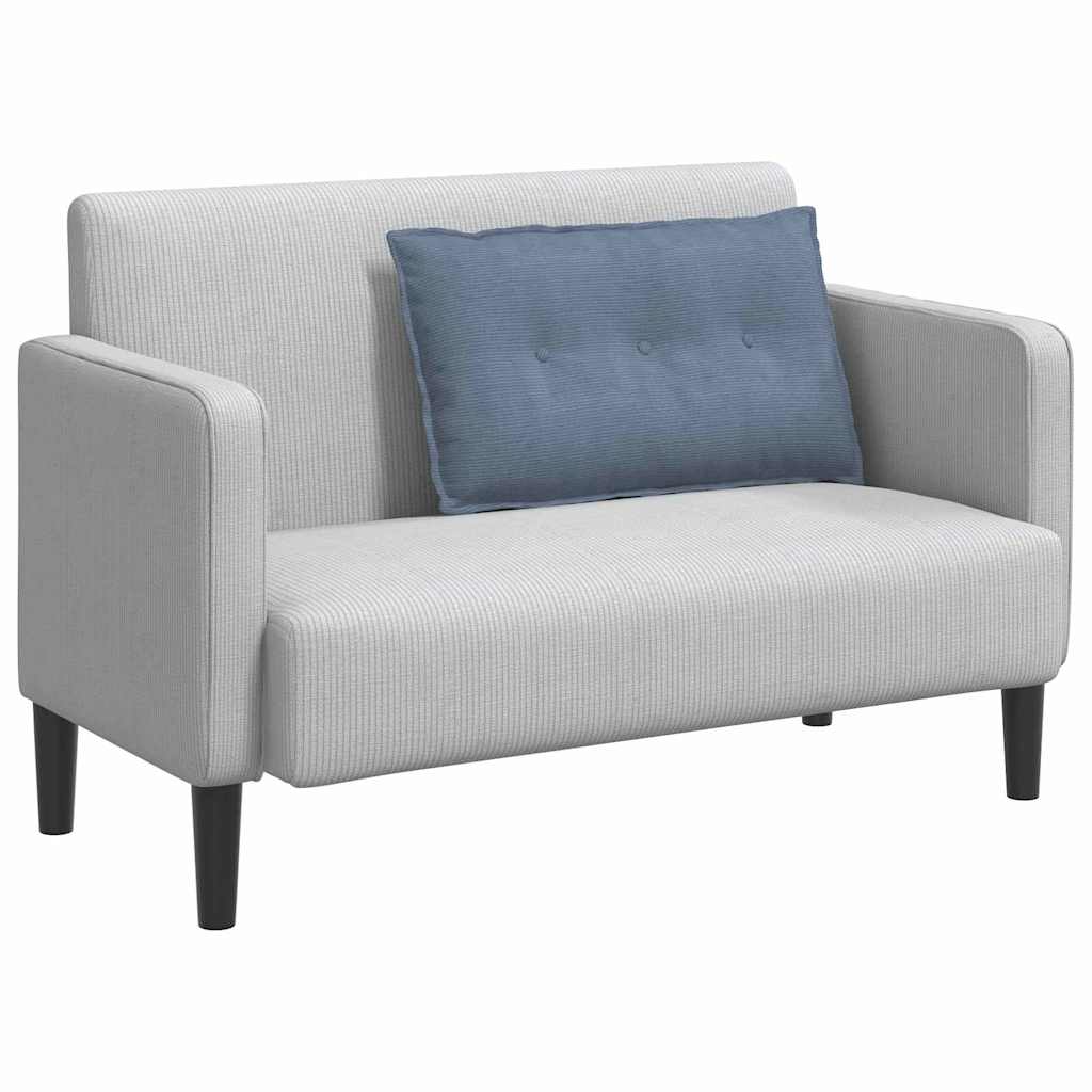 Rugkussen Blauw 80 x 50 cm Cordstof is nu te koop bij PeponiXL, paradijselijk wonen!