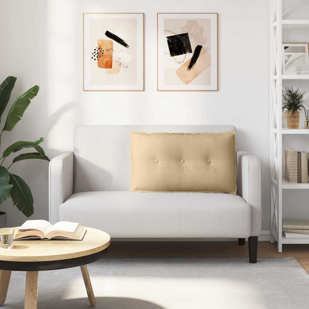Rugkussen Grijs groen 80 x 50 cm Cordstof is nu te koop bij PeponiXL, paradijselijk wonen!