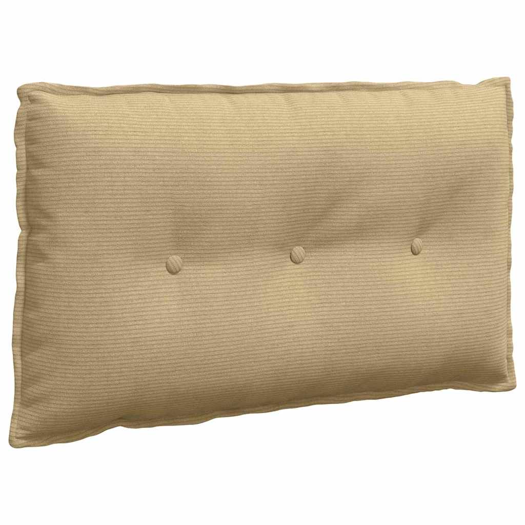 Rugkussen Grijs groen 80 x 50 cm Cordstof is nu te koop bij PeponiXL, paradijselijk wonen!