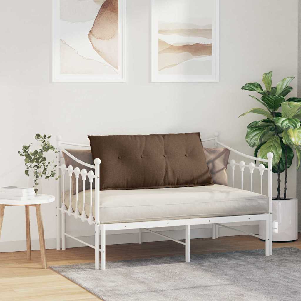Rugkussen Bruin 100 x 19 x 50 cm Stof is nu te koop bij PeponiXL, paradijselijk wonen!