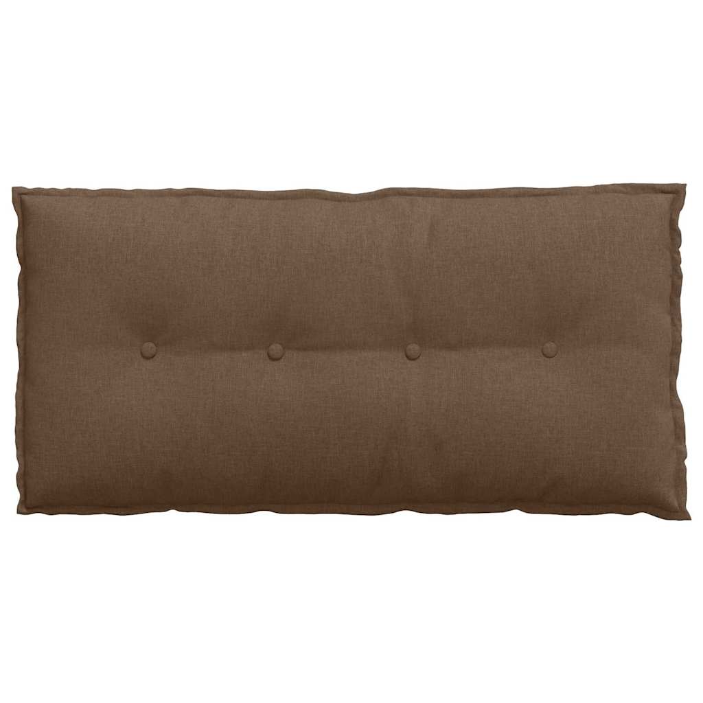 Rugkussen Bruin 100 x 19 x 50 cm Stof is nu te koop bij PeponiXL, paradijselijk wonen!