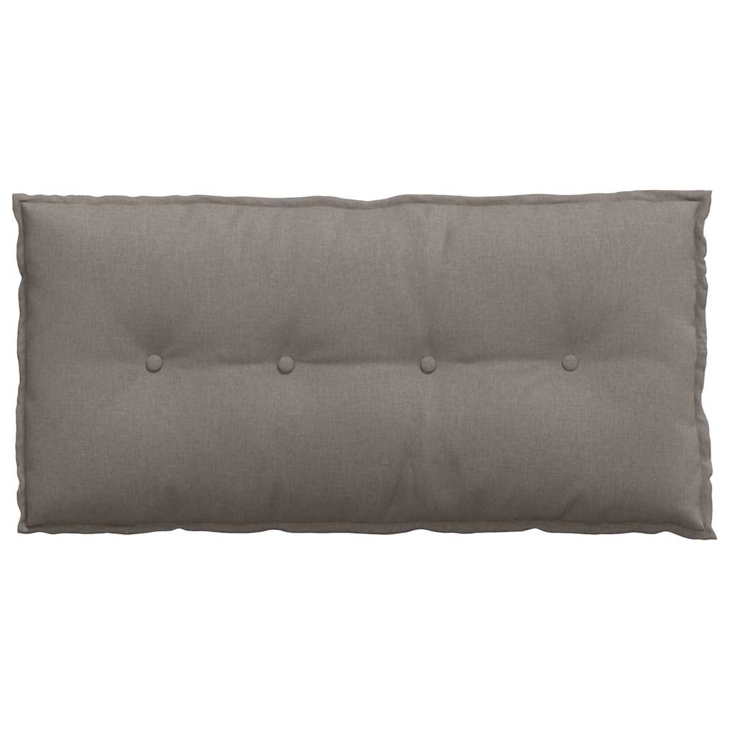 Rugkussen Taupe 100 x 19 x 50 cm Stof is nu te koop bij PeponiXL, paradijselijk wonen!