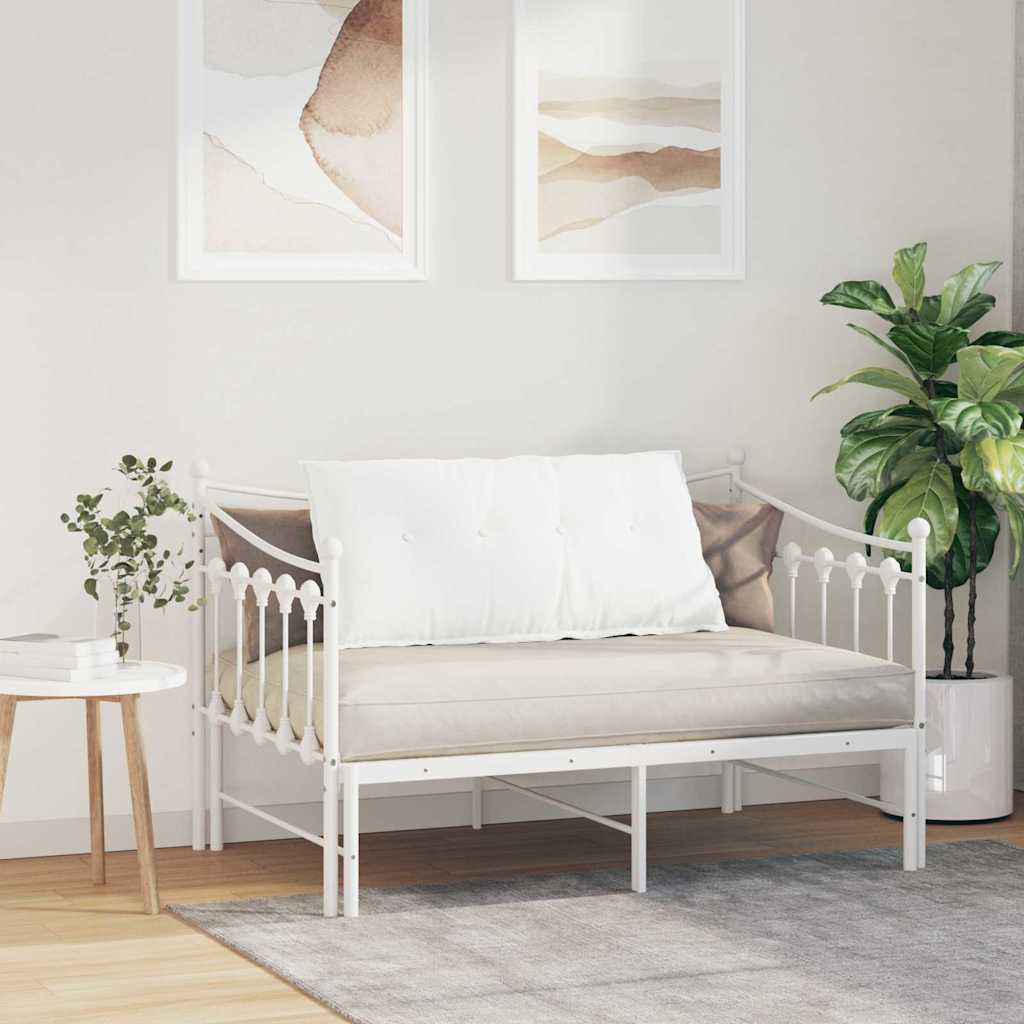Rugkussen Wit 100 x 19 x 50 cm Stof is nu te koop bij PeponiXL, paradijselijk wonen!