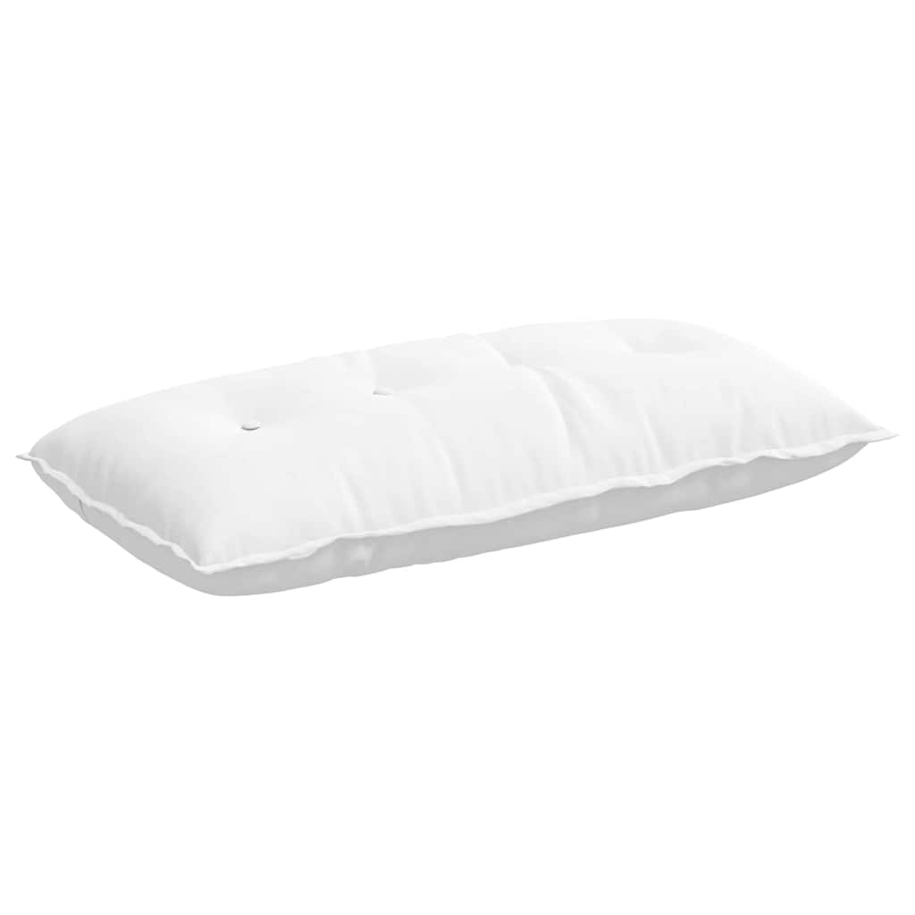 Rugkussen Wit 100 x 19 x 50 cm Stof is nu te koop bij PeponiXL, paradijselijk wonen!