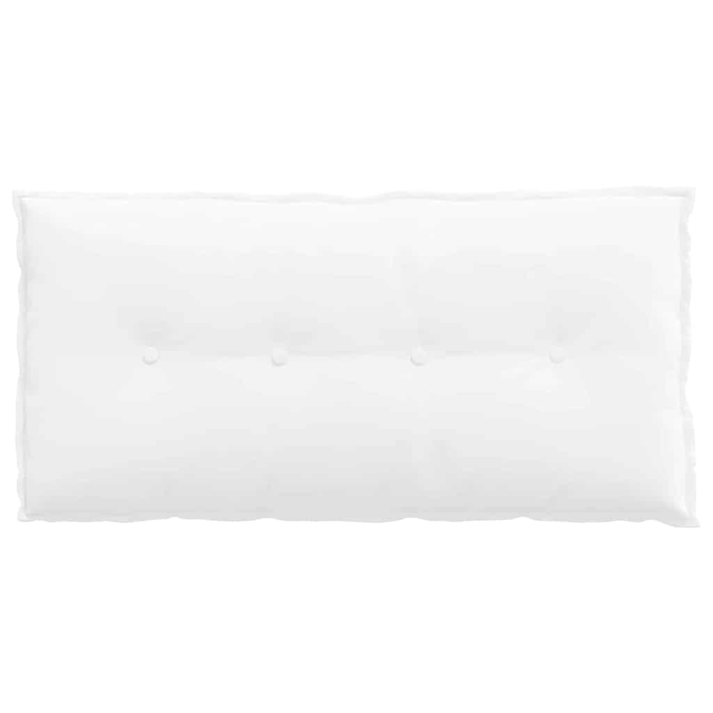 Rugkussen Wit 100 x 19 x 50 cm Stof is nu te koop bij PeponiXL, paradijselijk wonen!