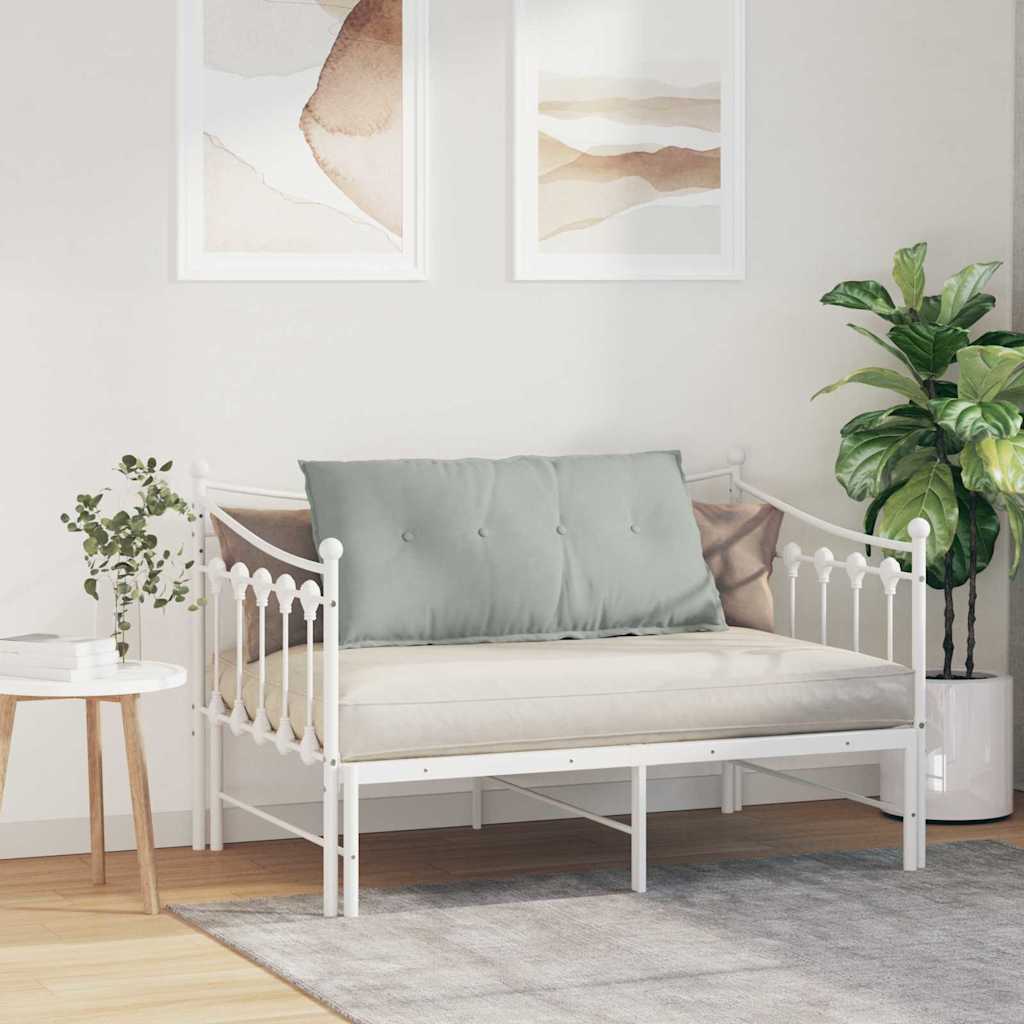 Rugkussen Lichtgrijs 100 x 50 cm Cordstof is nu te koop bij PeponiXL, paradijselijk wonen!