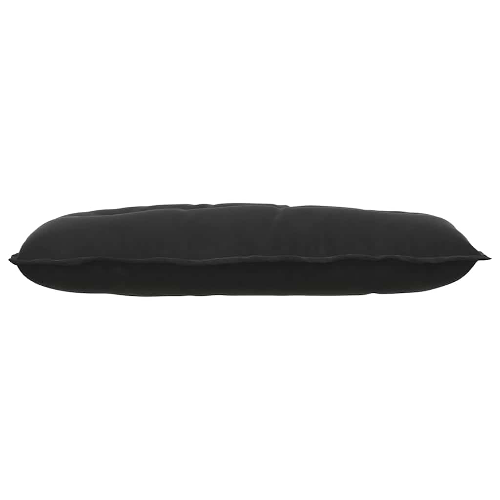 Rugkussen Zwart 100 x 50 cm Cordstof is nu te koop bij PeponiXL, paradijselijk wonen!