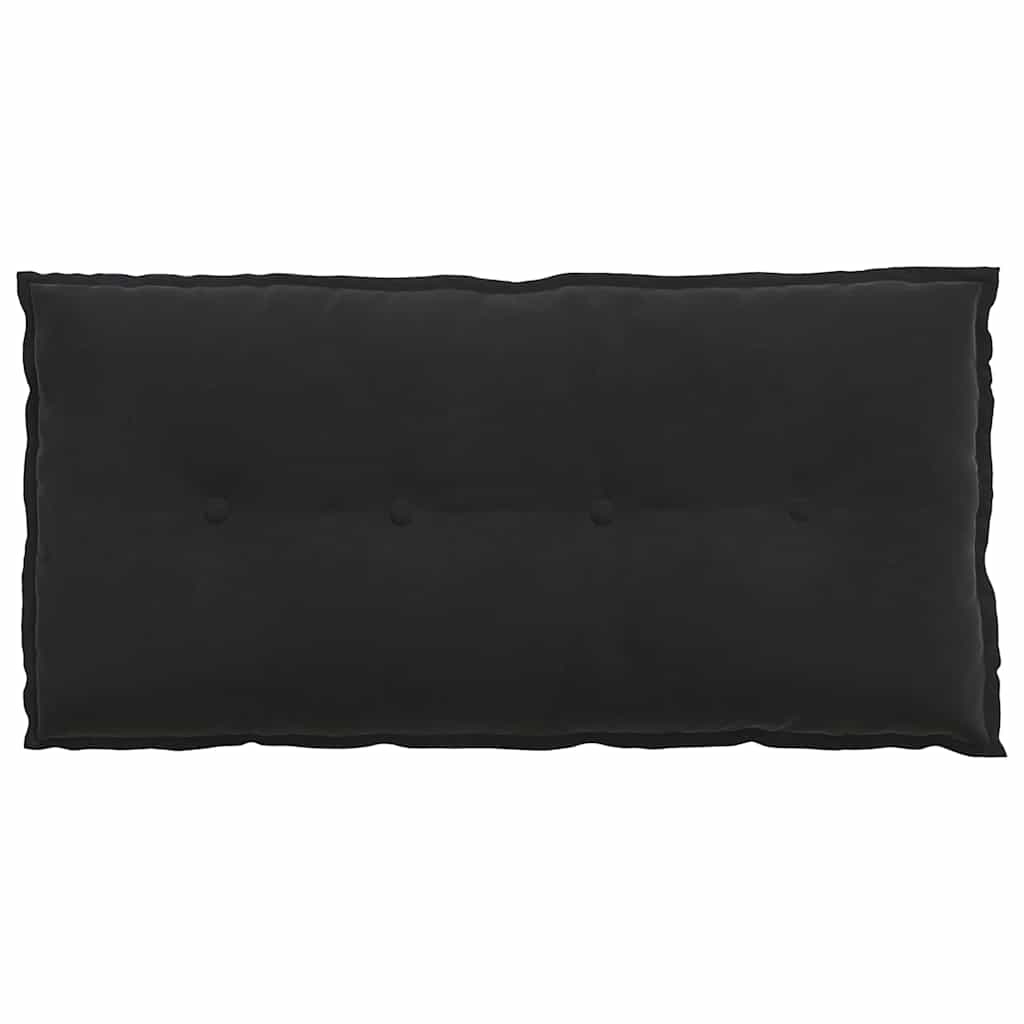 Rugkussen Zwart 100 x 50 cm Cordstof is nu te koop bij PeponiXL, paradijselijk wonen!