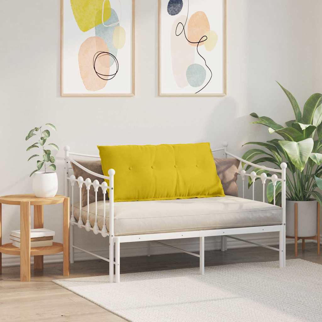 Rugkussen Geel 100 x 50 cm Cordstof is nu te koop bij PeponiXL, paradijselijk wonen!