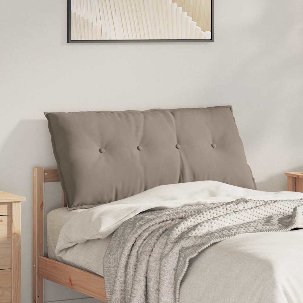 Rugkussen Taupe 100 x 50 cm Microvezel Stof is nu te koop bij PeponiXL, paradijselijk wonen!