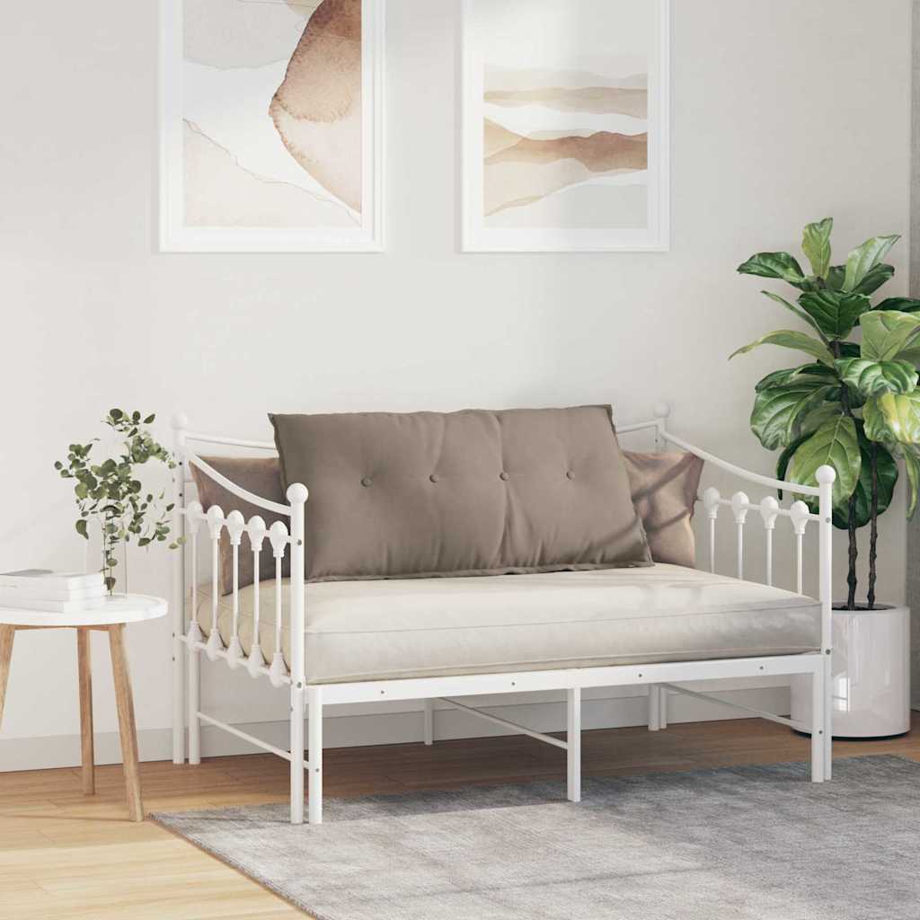 Rugkussen Taupe 100 x 50 cm Microvezel Stof is nu te koop bij PeponiXL, paradijselijk wonen!
