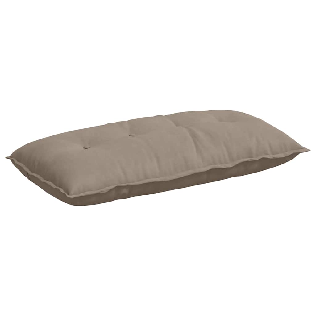 Rugkussen Taupe 100 x 50 cm Microvezel Stof is nu te koop bij PeponiXL, paradijselijk wonen!