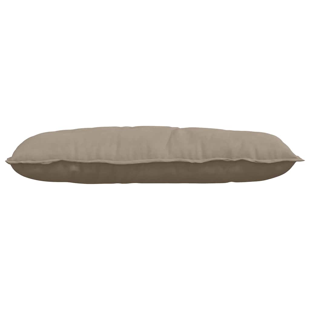 Rugkussen Taupe 100 x 50 cm Microvezel Stof is nu te koop bij PeponiXL, paradijselijk wonen!
