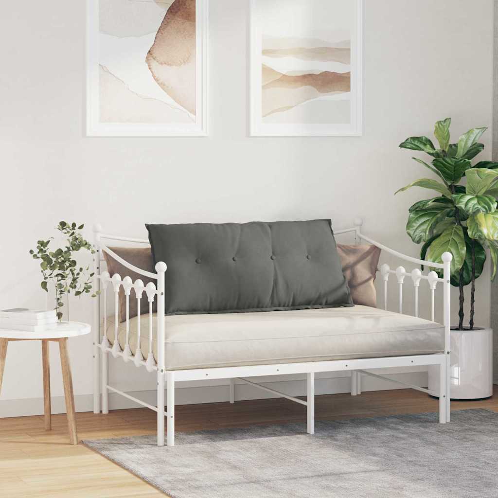 Rugkussen Donkergrijs 100 x 50 cm Microvezel Stof is nu te koop bij PeponiXL, paradijselijk wonen!