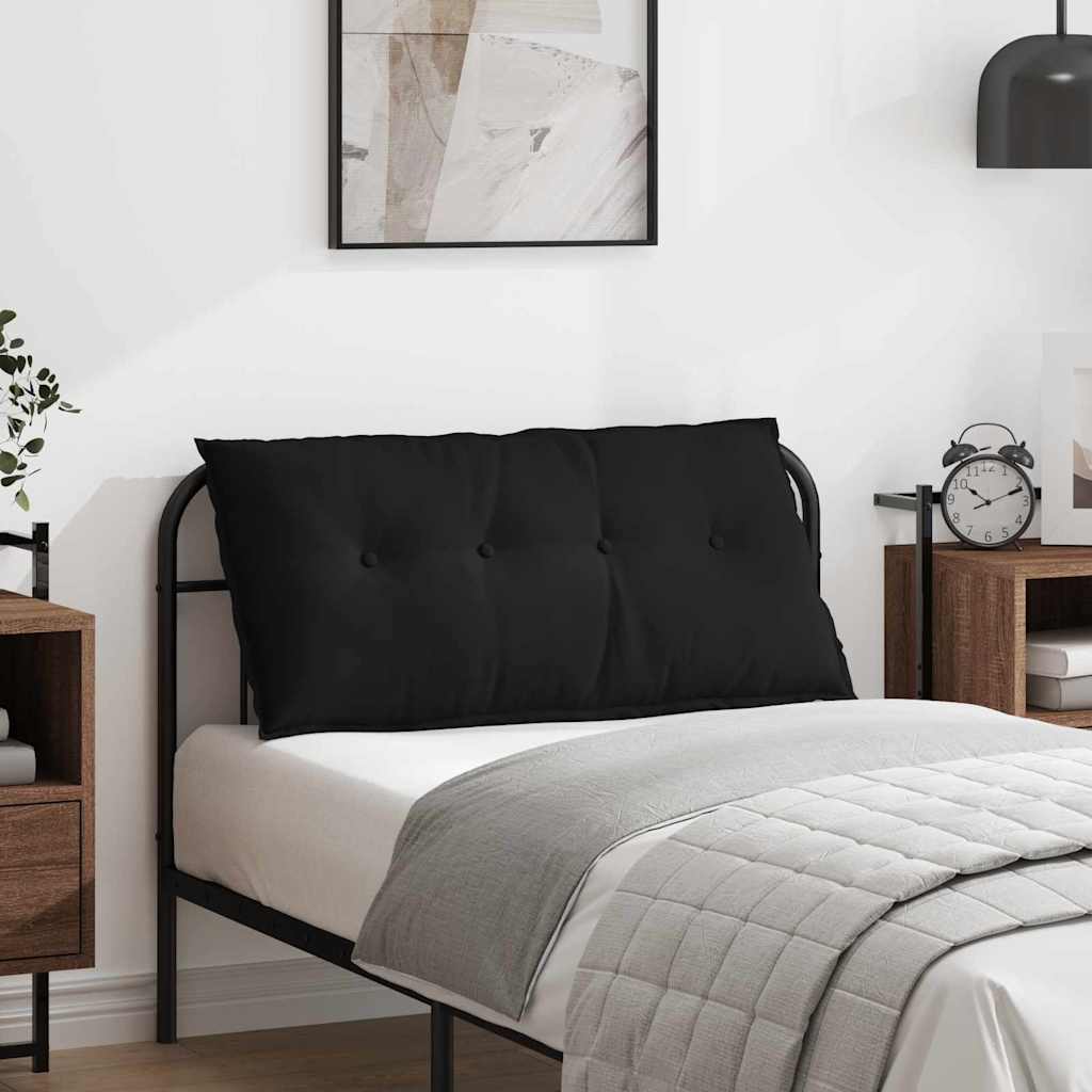Rugkussen Zwart 100 x 50 cm Microvezel Stof is nu te koop bij PeponiXL, paradijselijk wonen!
