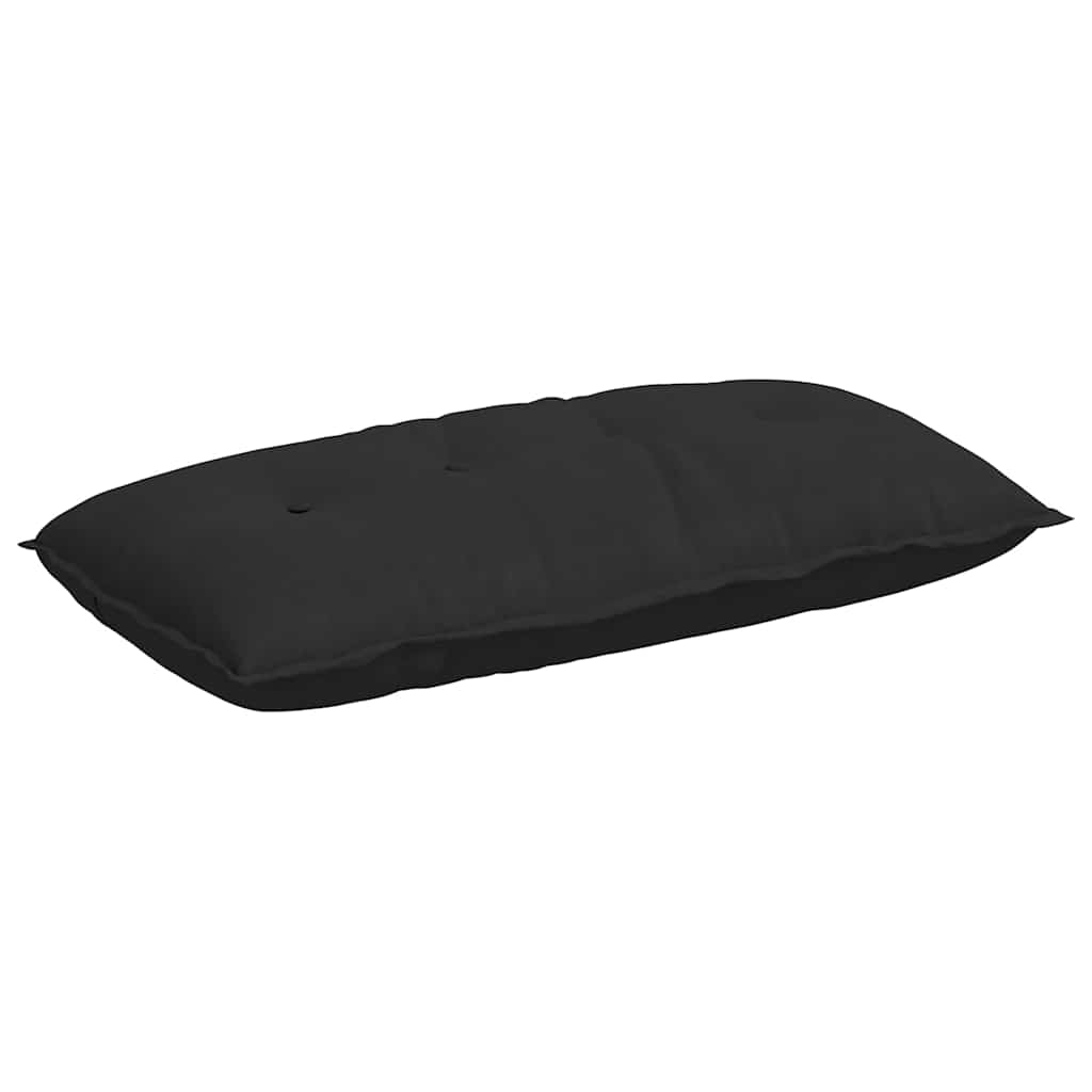 Rugkussen Zwart 100 x 50 cm Microvezel Stof is nu te koop bij PeponiXL, paradijselijk wonen!