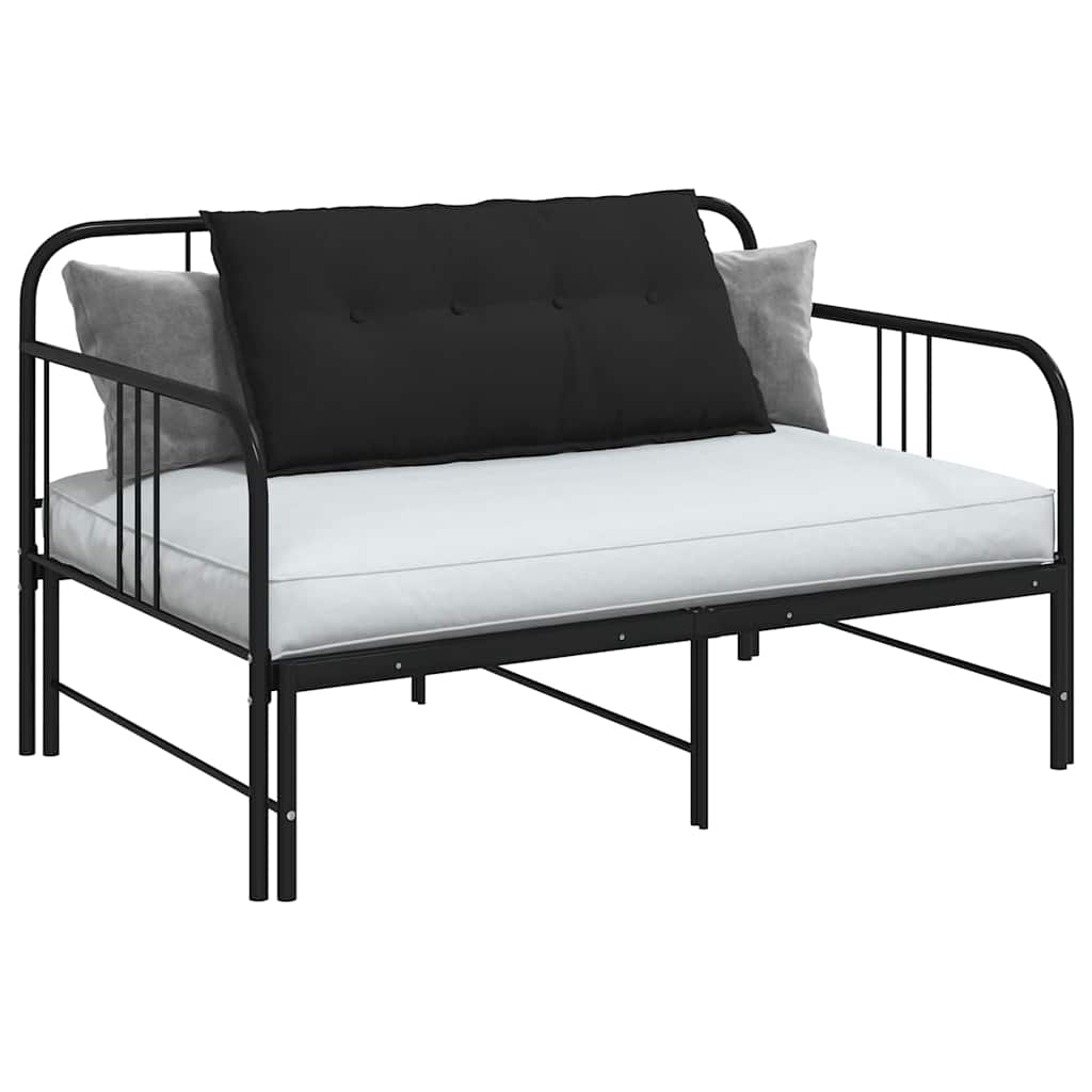 Rugkussen Zwart 100 x 50 cm Microvezel Stof is nu te koop bij PeponiXL, paradijselijk wonen!
