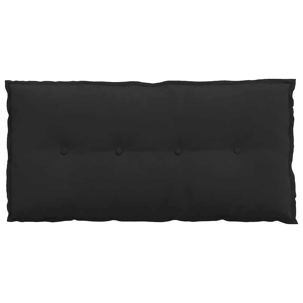 Rugkussen Zwart 100 x 50 cm Microvezel Stof is nu te koop bij PeponiXL, paradijselijk wonen!
