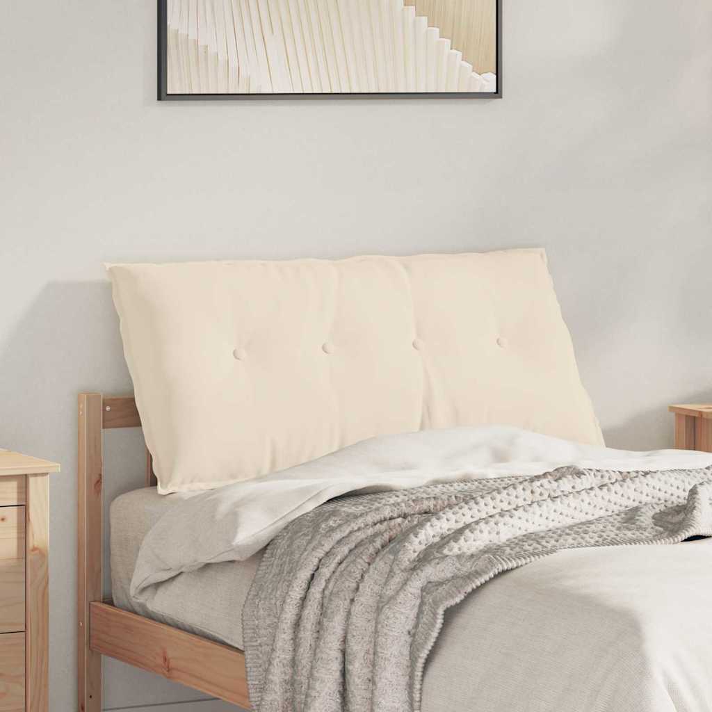 Rugkussen Beige 100 x 50 cm Microvezel Stof is nu te koop bij PeponiXL, paradijselijk wonen!