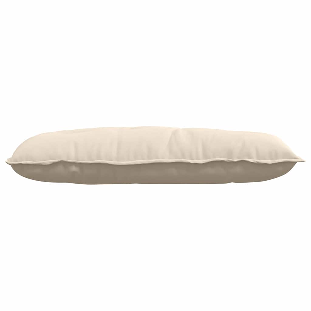 Rugkussen Beige 100 x 50 cm Microvezel Stof is nu te koop bij PeponiXL, paradijselijk wonen!