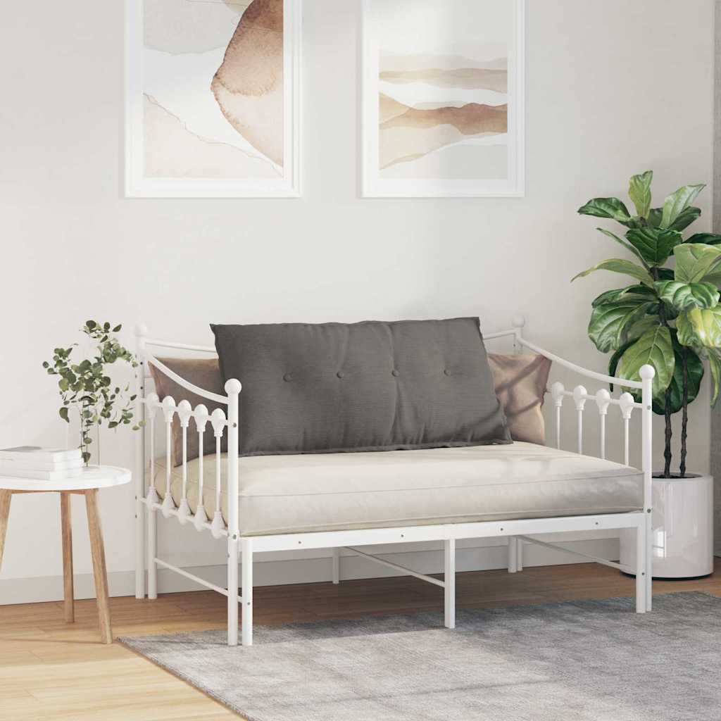 Rugkussen Lichtgrijs 100 x 50 cm Cordstof is nu te koop bij PeponiXL, paradijselijk wonen!