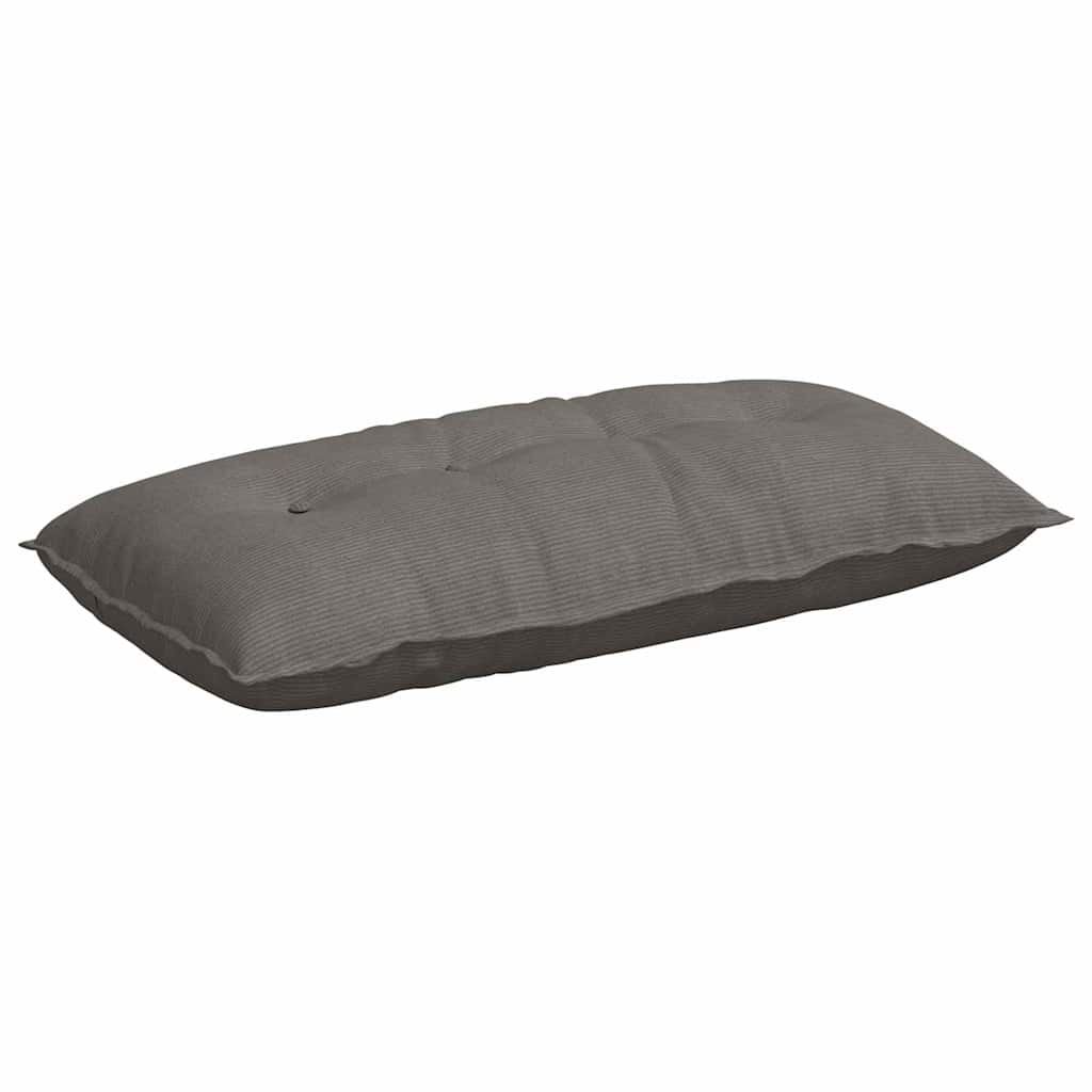 Rugkussen Lichtgrijs 100 x 50 cm Cordstof is nu te koop bij PeponiXL, paradijselijk wonen!