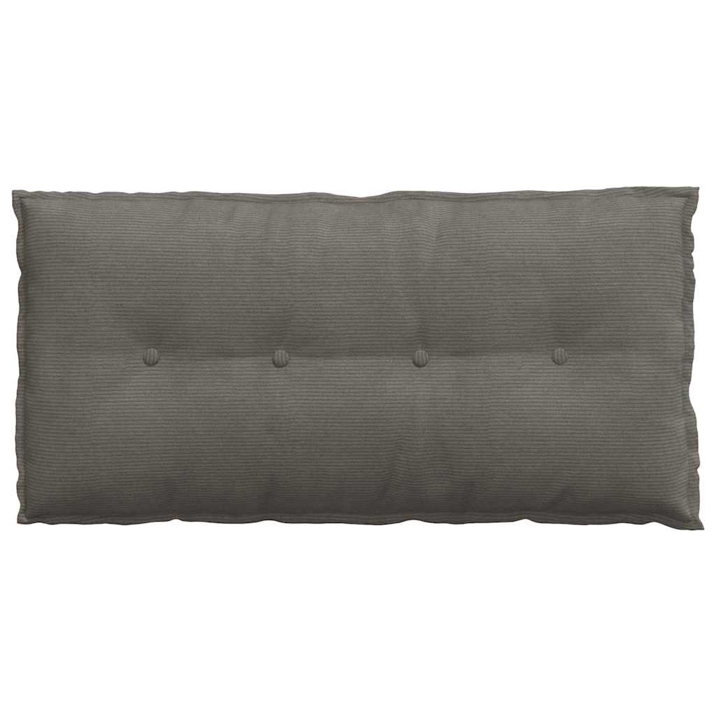 Rugkussen Lichtgrijs 100 x 50 cm Cordstof is nu te koop bij PeponiXL, paradijselijk wonen!