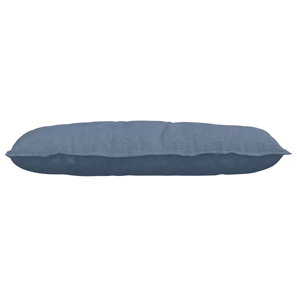 Rugkussen Blauw 100 x 50 cm Cordstof is nu te koop bij PeponiXL, paradijselijk wonen!
