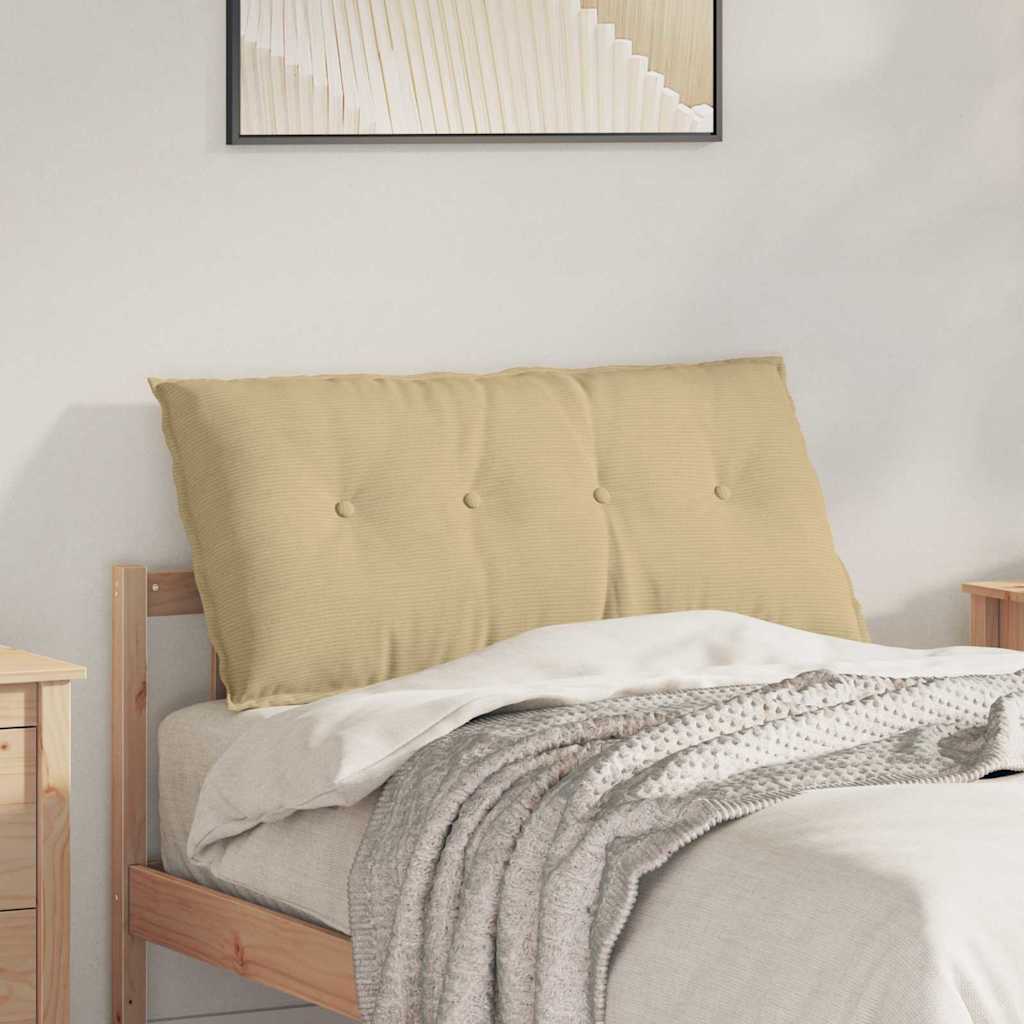 Rugkussen Grijs groen 100 x 50 cm Cordstof is nu te koop bij PeponiXL, paradijselijk wonen!