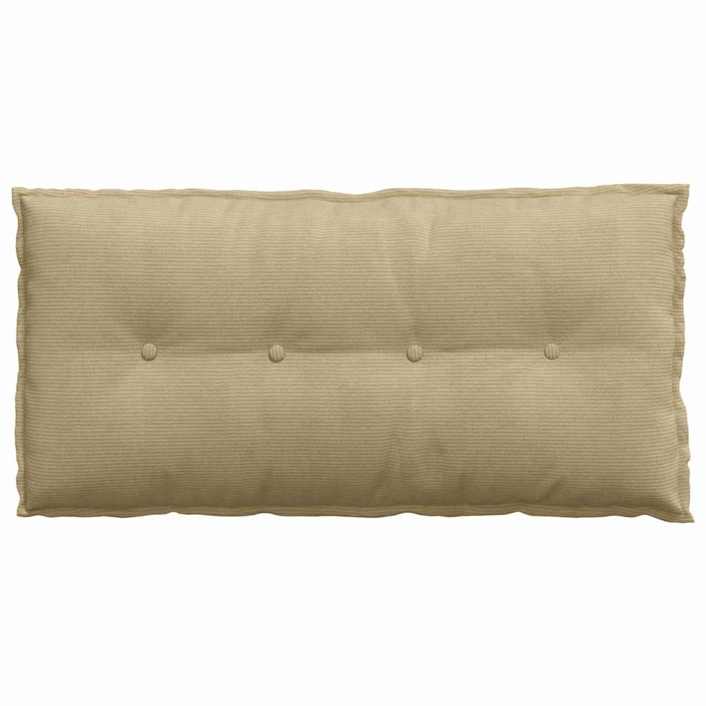 Rugkussen Grijs groen 100 x 50 cm Cordstof is nu te koop bij PeponiXL, paradijselijk wonen!