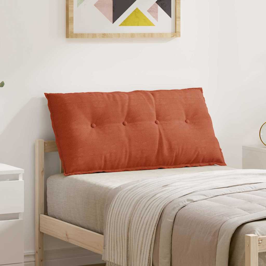 Rugkussen Rood-oranje 100 x 50 cm Cordstof is nu te koop bij PeponiXL, paradijselijk wonen!