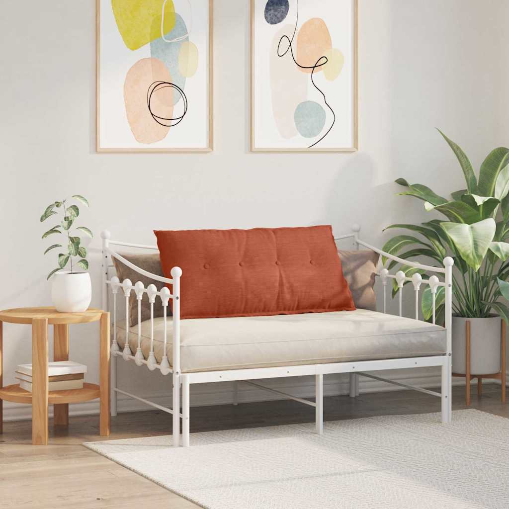 Rugkussen Rood-oranje 100 x 50 cm Cordstof is nu te koop bij PeponiXL, paradijselijk wonen!