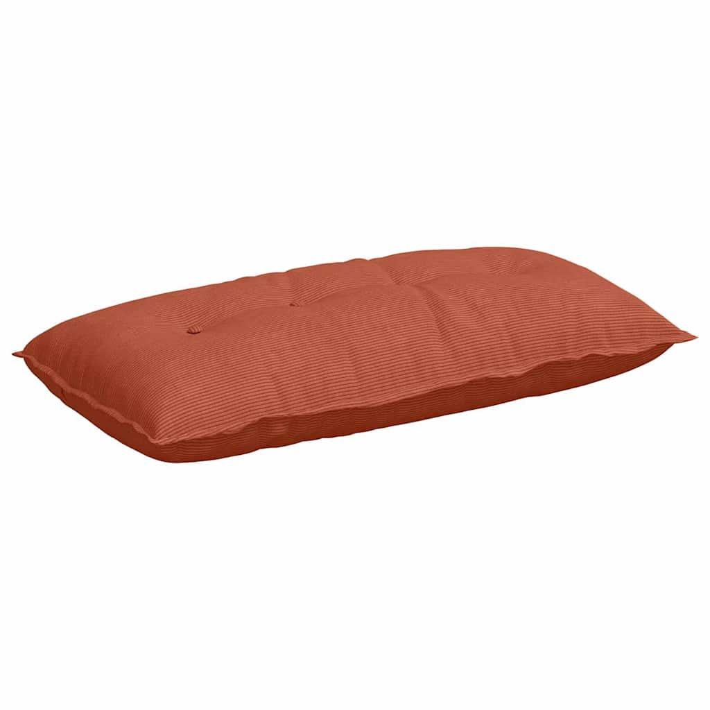 Rugkussen Rood-oranje 100 x 50 cm Cordstof is nu te koop bij PeponiXL, paradijselijk wonen!