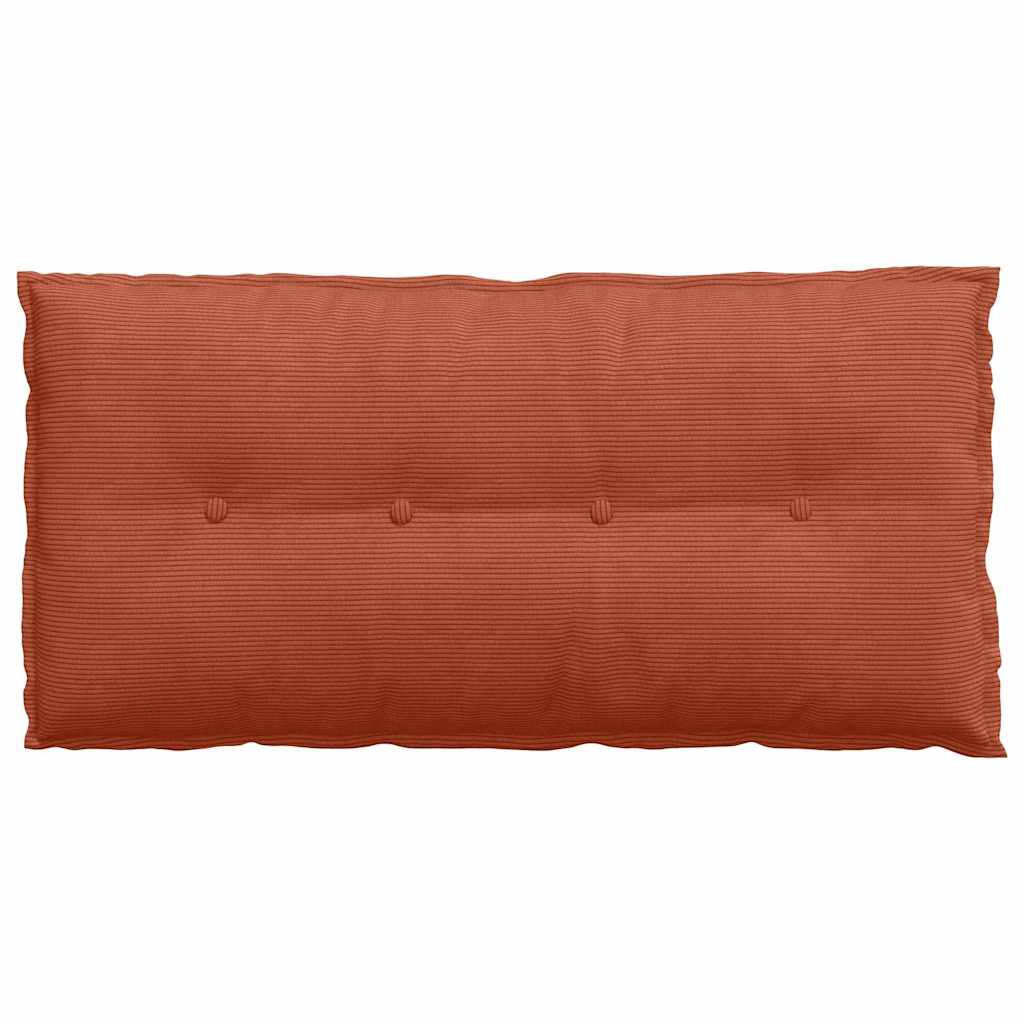 Rugkussen Rood-oranje 100 x 50 cm Cordstof is nu te koop bij PeponiXL, paradijselijk wonen!